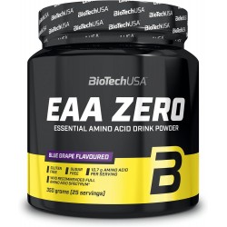 EAA Zero acides aminés en poudre saveur RAISIN BLEU 350 Gr  |BIOTECHUSA