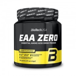 EAA Zero acides aminés en poudre saveur CITRON 350 Gr  |BIOTECHUSA