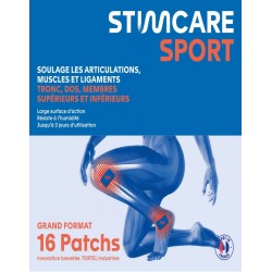 Pack of 16 patchs STIMCARE SPORT large format | STIMCARE SPORT
