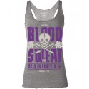 Boutique Débardeur gris Femme Crossfit - Blood, Sweat and Barbells