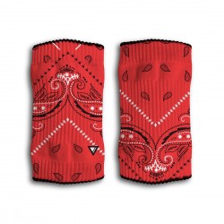 Bandes de poignets - Wristband PAISLEY ROUGES | LITHE