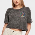 Black washed training crop T-shirt oversize RHINO | JUSTHANG