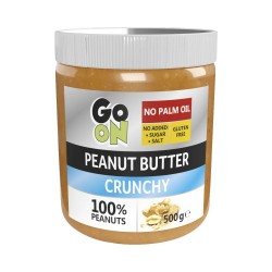 All natural crunchy peanut butter 500 Gr |Go On Nutrition