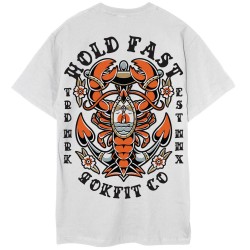 T-Shirt Homme blanc HOLD FAST | ROKFIT
