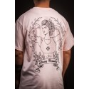 T-Shirt crossfit oversize unisexe rose clair STRONG BEAUTY | VERY BAD WOD