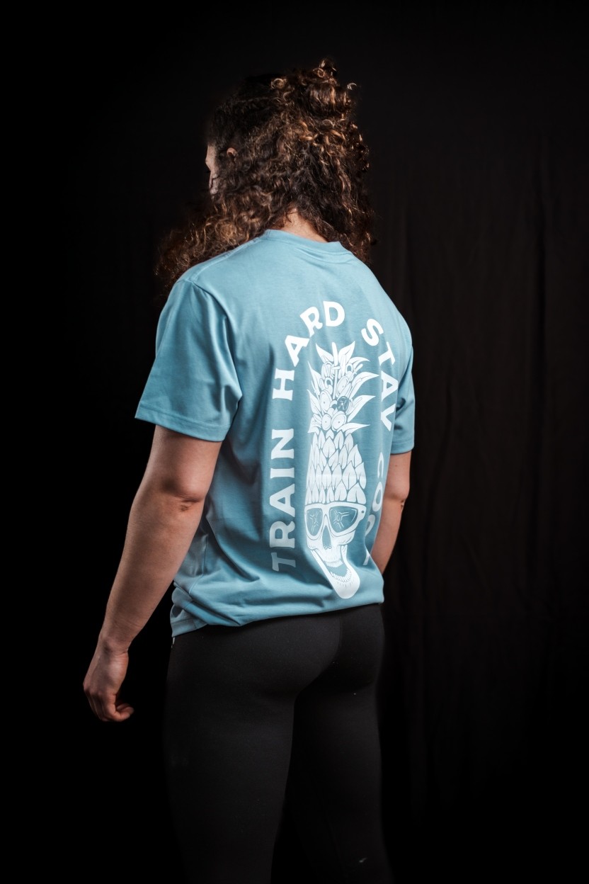 T-Shirt unisexe bleu ciel TRAIN HARD STAY COOL | VERY BAD WOD — Bleu · Taille M