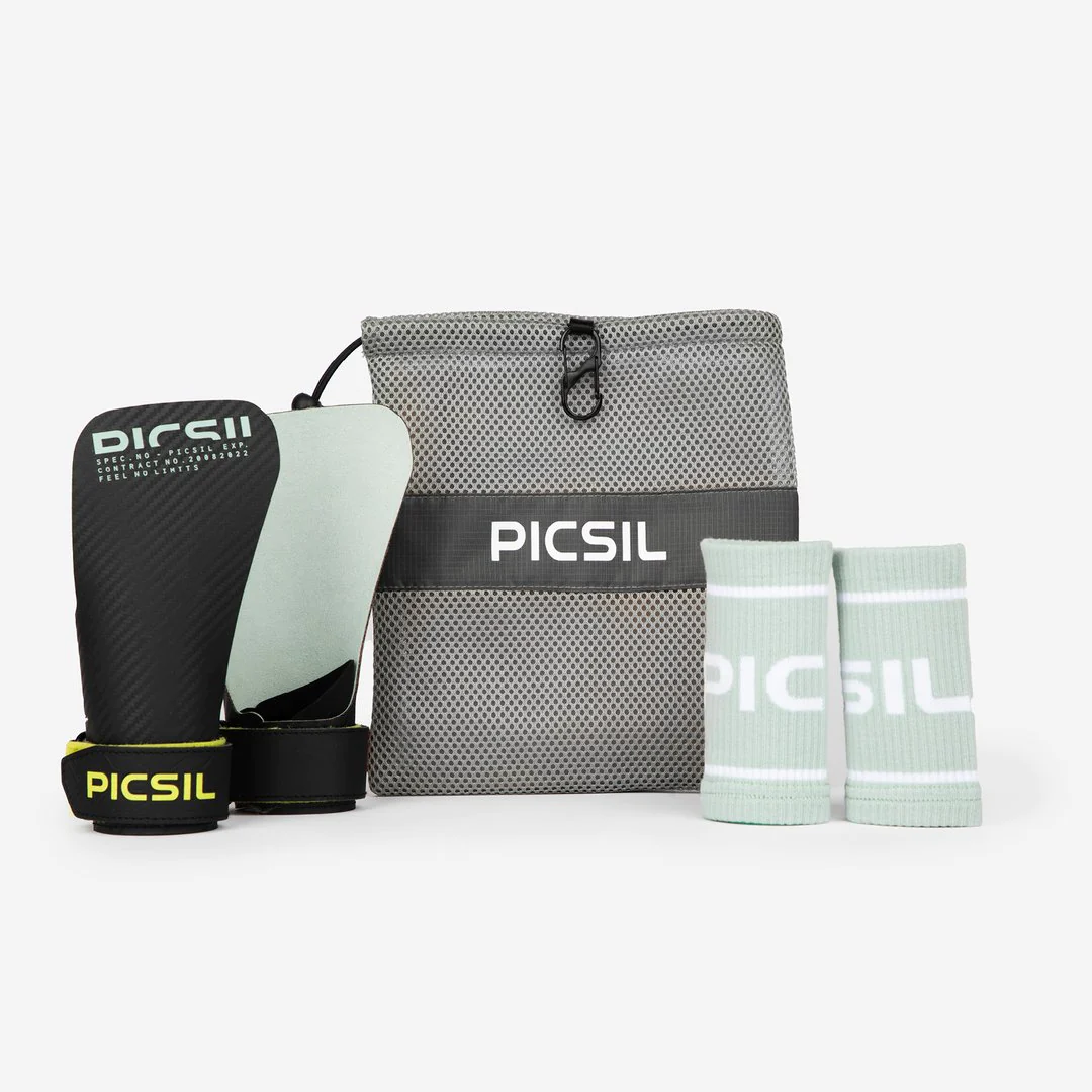 Maniques sans magnésie HAWK GRIP | PICSIL — Noir · Taille G (Kids / XS / S)