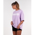Oversize unisex T-shirt CROSSFIT® SMURF pink orchid bloom | NORTHERN SPIRIT