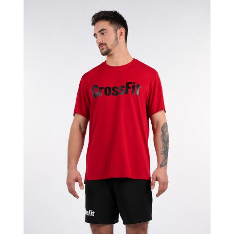 Men T-shirt CROSSFIT® PLAIN REGULAR red carmine| NORTHERN SPIRIT