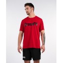 Men T-shirt CROSSFIT® PLAIN REGULAR red carmine| NORTHERN SPIRIT