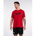 T-shirt homme CROSSFIT® PLAIN REGULAR rouge carmine | NORTHERN SPIRIT