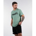 Men T-shirt CROSSFIT® PLAIN REGULAR green shale| NORTHERN SPIRIT