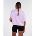 Crop Top oversize CROSSFIT® BAGGY pink orchid bloom| NORTHERN SPIRIT