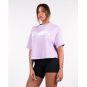 Crop Top oversize CROSSFIT® BAGGY pink orchid bloom| NORTHERN SPIRIT