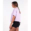 Crop Top oversize CROSSFIT® BAGGY pink orchid bloom| NORTHERN SPIRIT