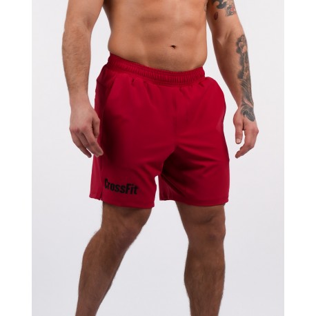 CROSSFIT® HUNTER men sport short 8" red carmine | NORTHERN SPIRIT