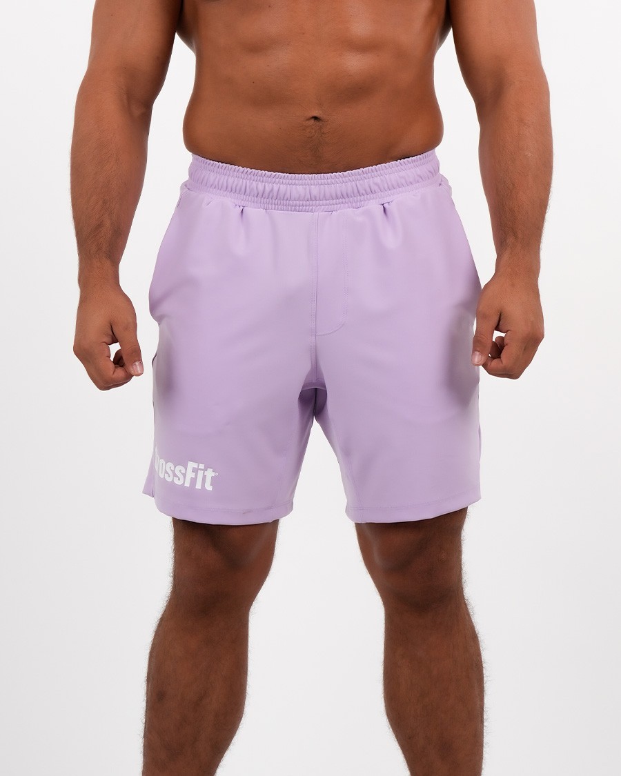 Short Homme CROSSFIT® HUNTER rose orchid bloom regular 8"| NORTHERN SPIRIT — Rose · Taille XL