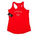 Débardeur sport Femme Caffeine and Kilos - Rouge