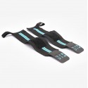 Bandes de Poignets noires bandes turquoises | PICSIL