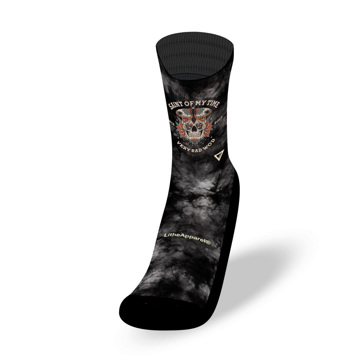 Chaussettes Street EXCLU SAINT OF MY TIME | LITHE APPAREL X VERY BAD WOD — Noir · Taille STREET SOCKS M (39 - 43)