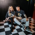 Unisex carbon black oversized T-Shirt ROKFIT X BLONDIE | ROKFIT