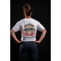 Crop top oversize blanc ALWAYS WITH MY BUDDY'S | VERY BAD WOD