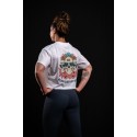 VERY BAD WOD Crop top oversize blanc ALWAYS WITH MY BUDDY'S