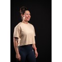 Crop top oversize brun grege SAINT OF MY TIME | VERY BAD WOD