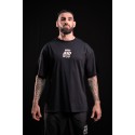 Unisex black oversized T-Shirt SAINT OF MY TIME | VERY BAD WOD