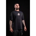 Unisex black oversized T-Shirt SAINT OF MY TIME | VERY BAD WOD
