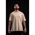 Unisex beige oversized T-Shirt SAINT OF MY TIME | VERY BAD WOD