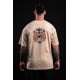 Unisex greige brown oversized T-Shirt SAINT OF MY TIME | VERY BAD WOD