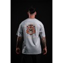 Unisex beige oversized T-Shirt SAINT OF MY TIME | VERY BAD WOD