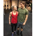 Boutique entrainement Femme - Muscle Tank Caffeine ans Kilos Rouge
