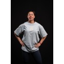 Unisex grey green oversized T-Shirt WAKE UP BEFORE TIME CAP | VERY BAD WOD