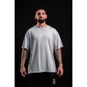 Unisex grey green oversized T-Shirt WAKE UP BEFORE TIME CAP | VERY BAD WOD
