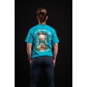 T-Shirt unisexe bleu WAKE UP BEFORE TIME CAP | VERY BAD WOD
