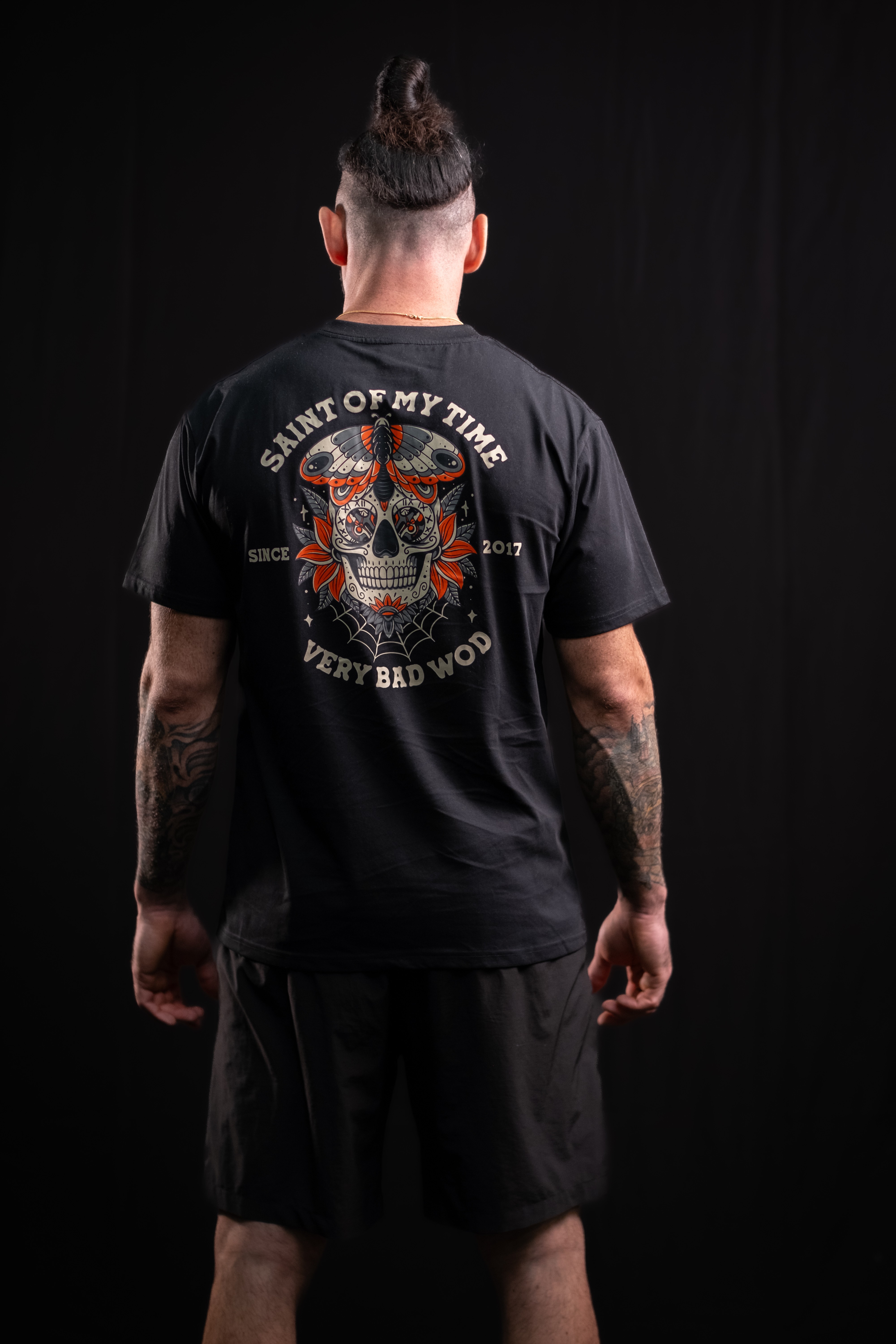 T-Shirt unisexe noir SAINT OF MY TIME | VERY BAD WOD — Noir · Taille M