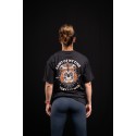 Unisex black oversized T-Shirt SAINT OF MY TIME | VERY BAD WOD