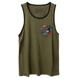 Débardeur Homme vert BEAR THE PALM | ROKFIT