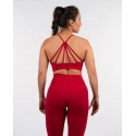 Training legging Carmine Red CROSSFIT® GALAXY for women | NORTHERN SPIRIT