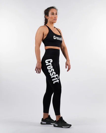 Legging femme CROSSFIT® GALAXY Noir Ink | NORTHERN SPIRIT — Noir · Taille XS