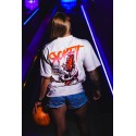 T-Shirt oversize unisexe beige THE ENIGMA | ROKFIT