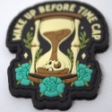 Patch PVC 3D velcro noir WAKE UP BEFORE TIME CAP | VERY BAD WOD