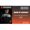 E-Carte Cadeau 210 euros