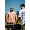 Unisex pink oversized T-Shirt THE HOLIDEATH | BARBELL REGIMENT