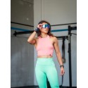 Legging Femme SOFY vert flashy | BARBELL REGIMENT