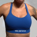 Sport bra ISABEL model electric blue | VERY BAD WOD