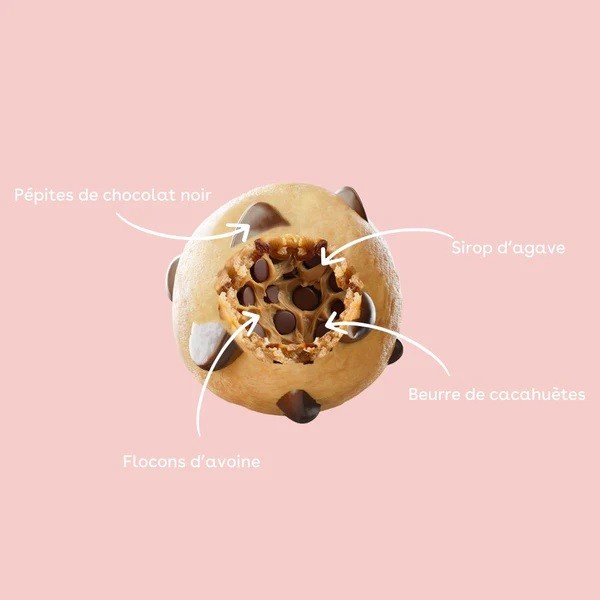 Monka Balls Cookie Dough - Boite de  3 energy Balls bio & protéinées — COOKIE DOUGH · Taille 3 x 18 Gr