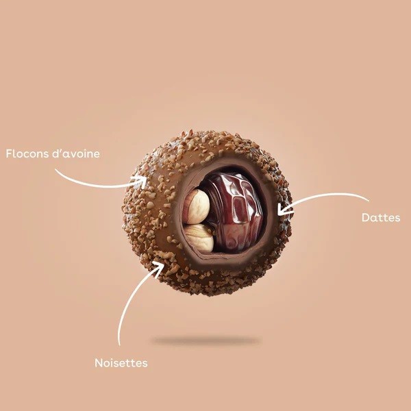 Monka Balls Noisette - Boite de 3 energy Ball BIO & Vegan — Noisette · Taille 3 x 18 Gr